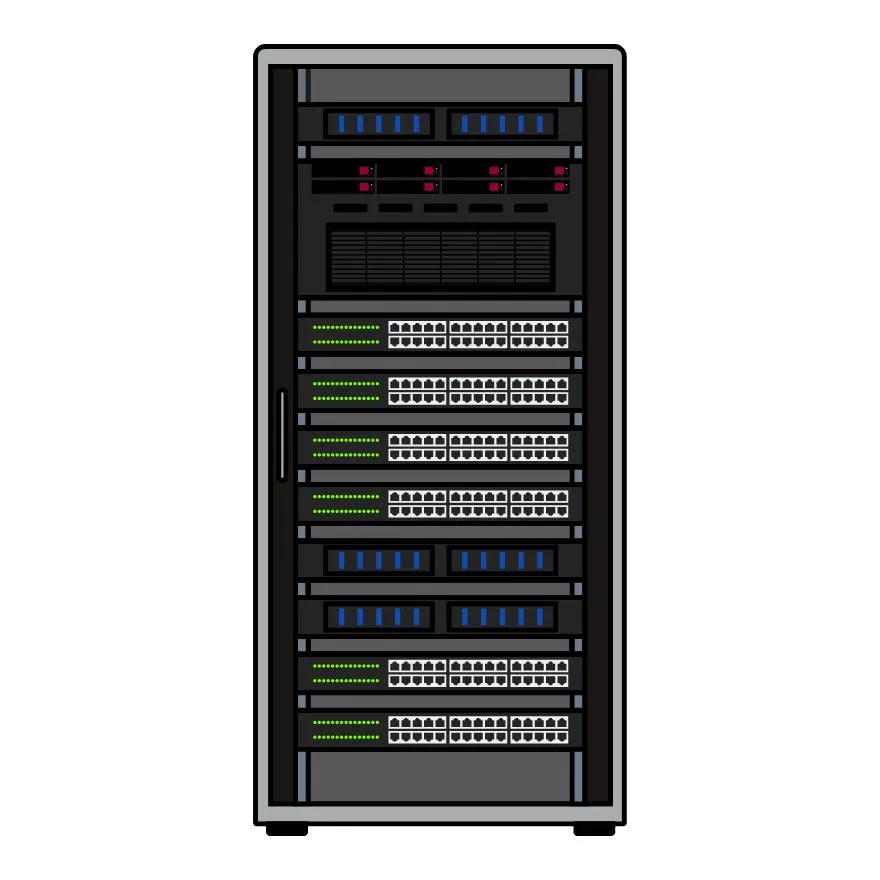 Serverskap, datarack og IT-racks